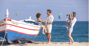 A la playa con niños