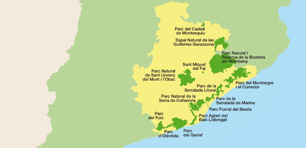 Mapa de Parques